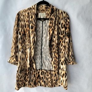 🛍3 for $30 - Dynamite Leopard Print Cover Up Sz L